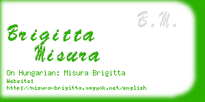 brigitta misura business card